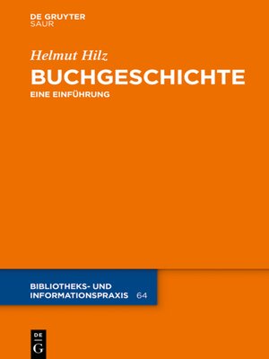cover image of Buchgeschichte